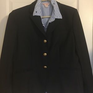J Crew Navy Blazer size 14